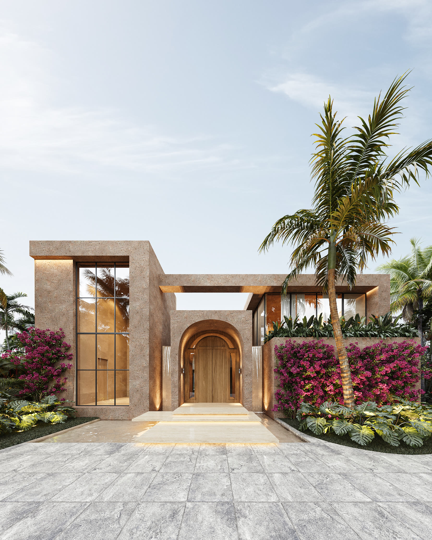 Fachada principal del proyecto Punta Cana