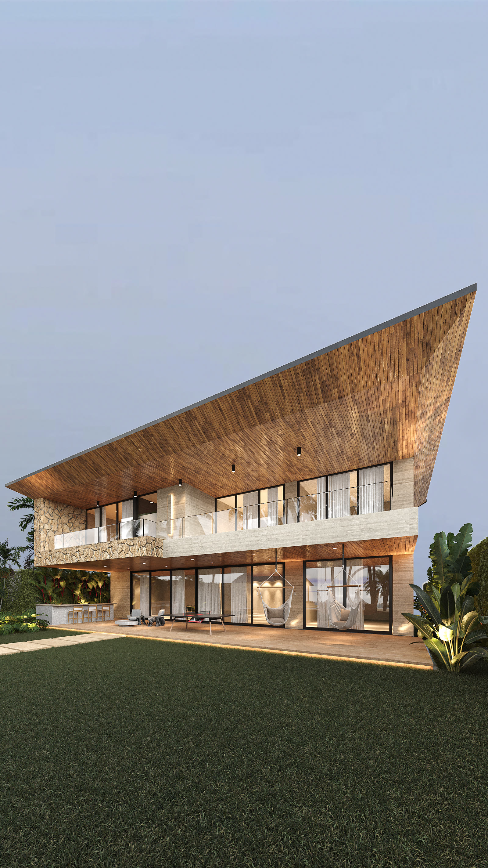 Acceso principal de la casa en Ventura Resort
